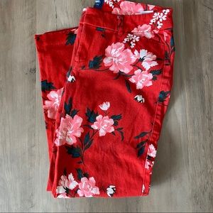 old navy mid rise pixie pants size 6